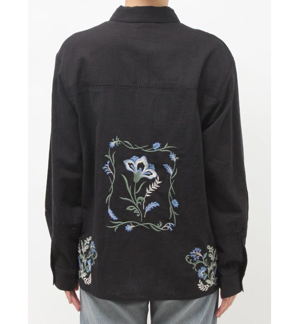 Ungrid「エンブロイダリーエスニックシャツ」|シャツ・ブラウス|