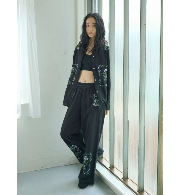 Ungrid「エンブロイダリーエスニックシャツ」|シャツ・ブラウス|