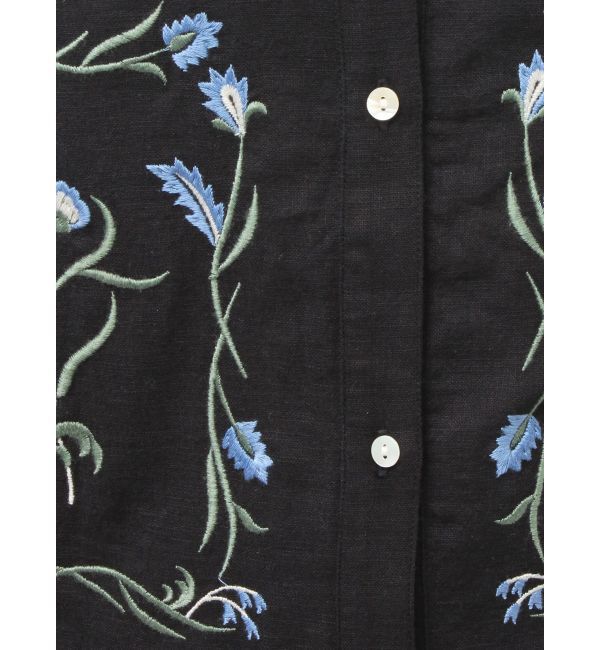 Ungrid「エンブロイダリーエスニックシャツ」|シャツ・ブラウス|