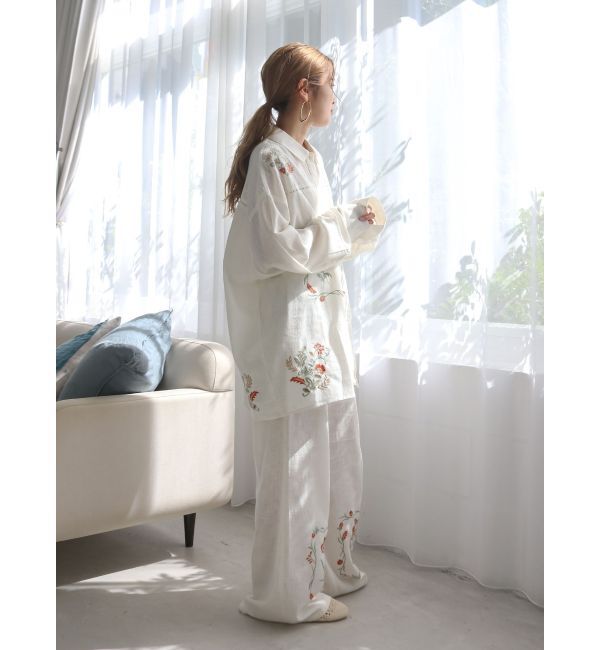 Ungrid「エンブロイダリーエスニックラフパンツ」|その他|