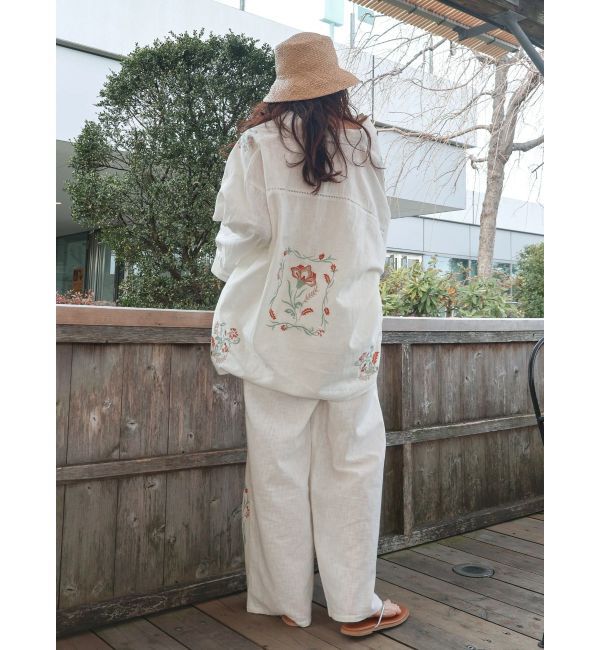 Ungrid「エンブロイダリーエスニックラフパンツ」|その他|