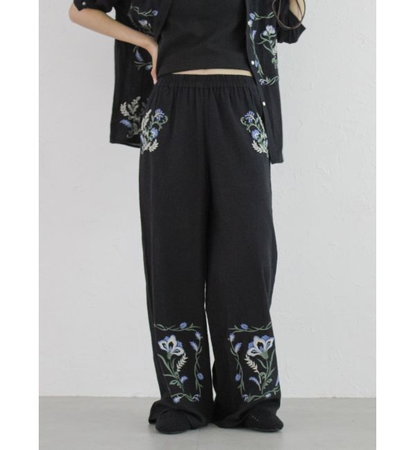 Ungrid「エンブロイダリーエスニックラフパンツ」|その他|