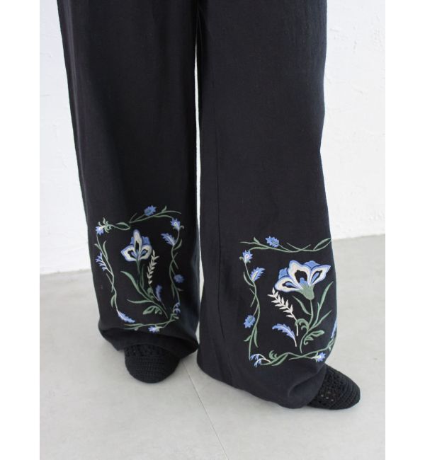 Ungrid「エンブロイダリーエスニックラフパンツ」|その他|