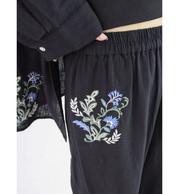 Ungrid「エンブロイダリーエスニックラフパンツ」|その他|