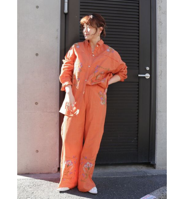 Ungrid「エンブロイダリーエスニックラフパンツ」|その他|