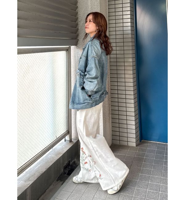 Ungrid「エンブロイダリーエスニックラフパンツ」|その他|