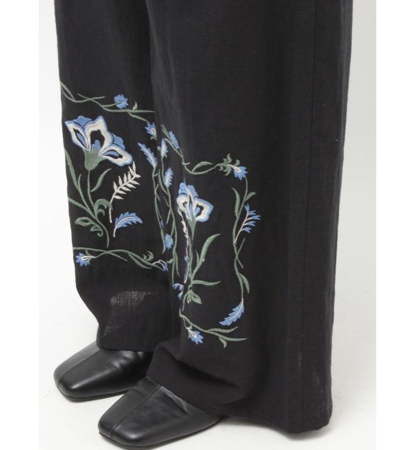 Ungrid「エンブロイダリーエスニックラフパンツ」|その他|