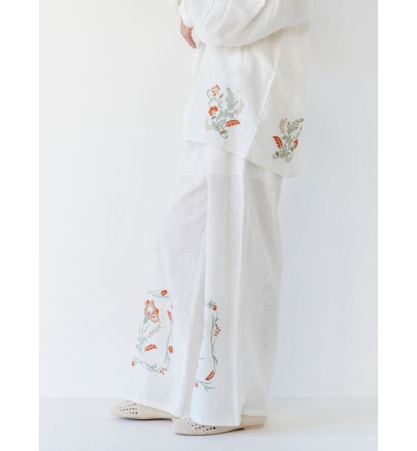 Ungrid「エンブロイダリーエスニックラフパンツ」|その他|