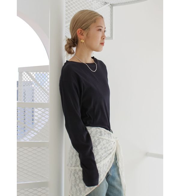 Ungrid「シアーフィットロングスリーブTee」|Tシャツ・カットソー|