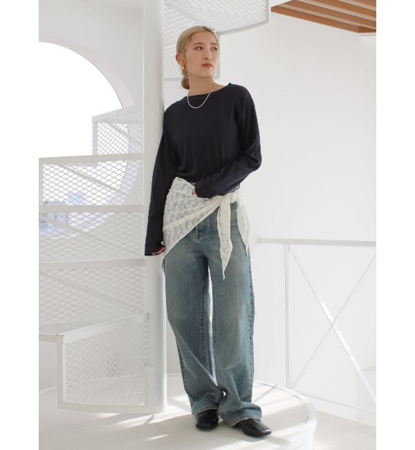 Ungrid「シアーフィットロングスリーブTee」|Tシャツ・カットソー|