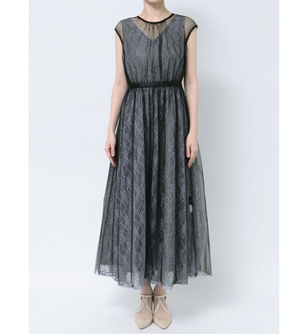 LAGUNAMOON「LADYチュールレイヤードレースワンピース」|ワンピース|