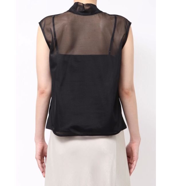 LAGUNAMOON「2WAYメッシュボウタイブラウス」|シャツ・ブラウス|