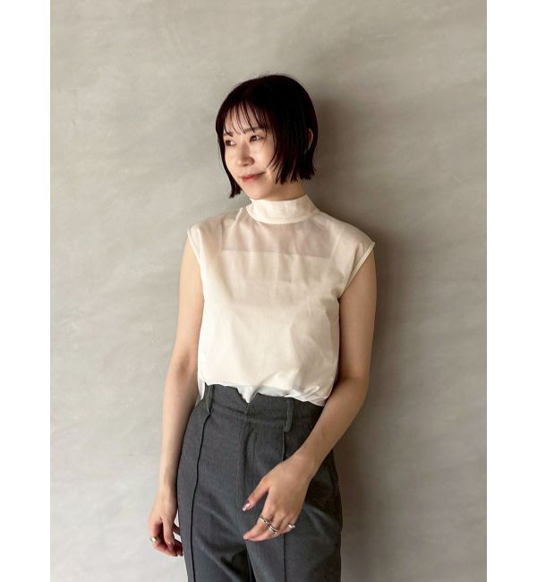 LAGUNAMOON「2WAYメッシュボウタイブラウス」|シャツ・ブラウス|