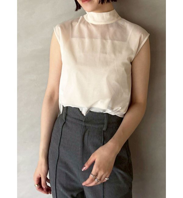 LAGUNAMOON「2WAYメッシュボウタイブラウス」|シャツ・ブラウス|