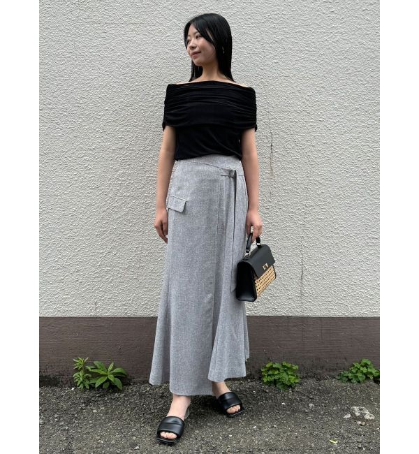 LAGUNAMOON「ノースリーブオフショルチュールトップス」|Tシャツ・カットソー|