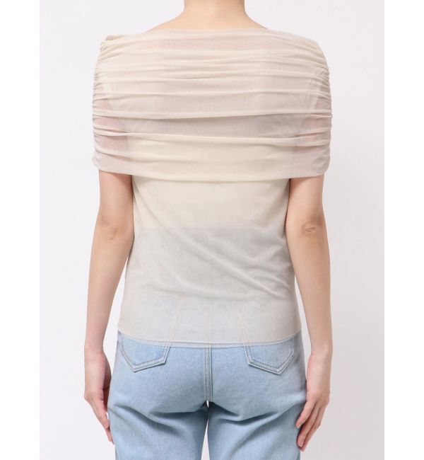 LAGUNAMOON「ノースリーブオフショルチュールトップス」|Tシャツ・カットソー|