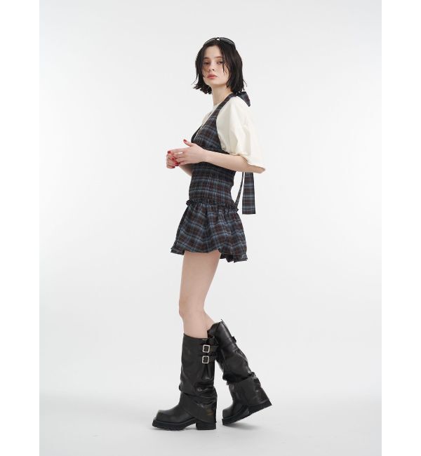 jouetie「ホルターネックバルーンミニジャンスカ」|ジャンパースカート|