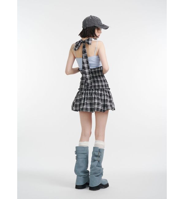 jouetie「ホルターネックバルーンミニジャンスカ」|ジャンパースカート|