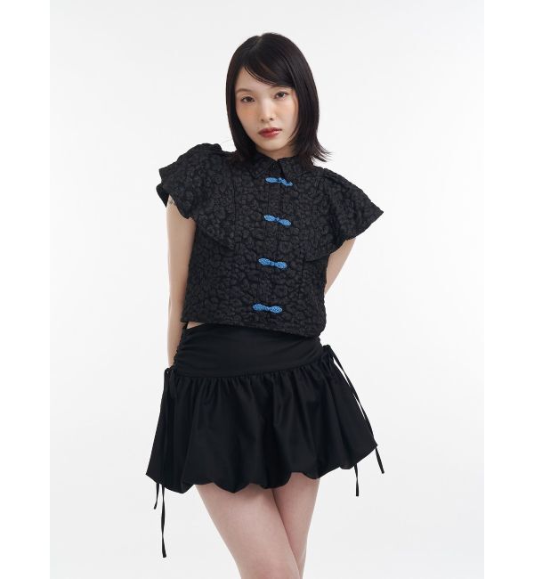 jouetie「フレアスリーブチャイナブラウス」|シャツ・ブラウス|