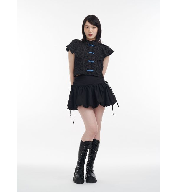 jouetie「フレアスリーブチャイナブラウス」|シャツ・ブラウス|