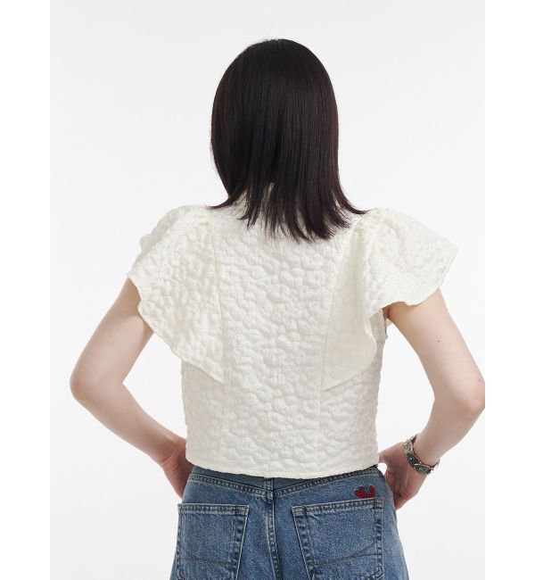 jouetie「フレアスリーブチャイナブラウス」|シャツ・ブラウス|