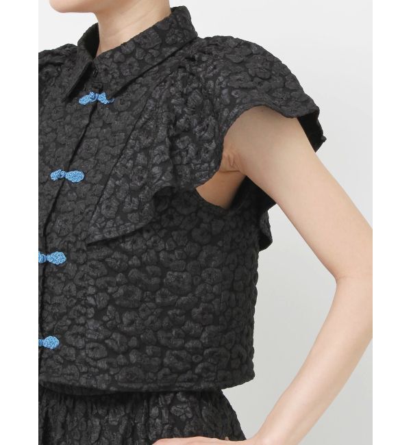 jouetie「フレアスリーブチャイナブラウス」|シャツ・ブラウス|