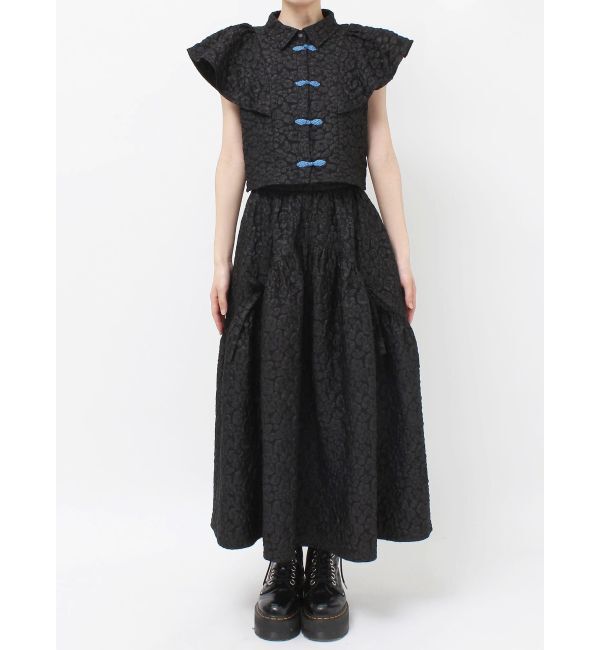 jouetie「フレアスリーブチャイナブラウス」|シャツ・ブラウス|