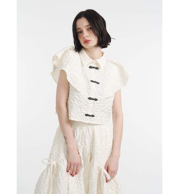 jouetie「フレアスリーブチャイナブラウス」|シャツ・ブラウス|