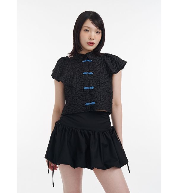 jouetie「フレアスリーブチャイナブラウス」|シャツ・ブラウス|