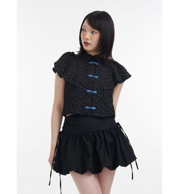 jouetie「フレアスリーブチャイナブラウス」|シャツ・ブラウス|