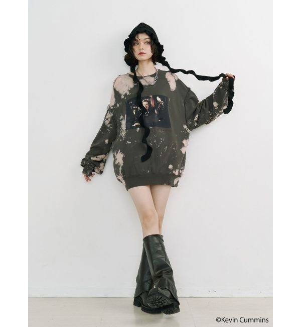 jouetie「【KevinCummins&times;jouetie】フォトダメージプルオーバー」|パーカー|