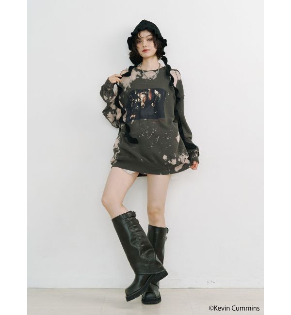 jouetie「【KevinCummins&times;jouetie】フォトダメージプルオーバー」|パーカー|