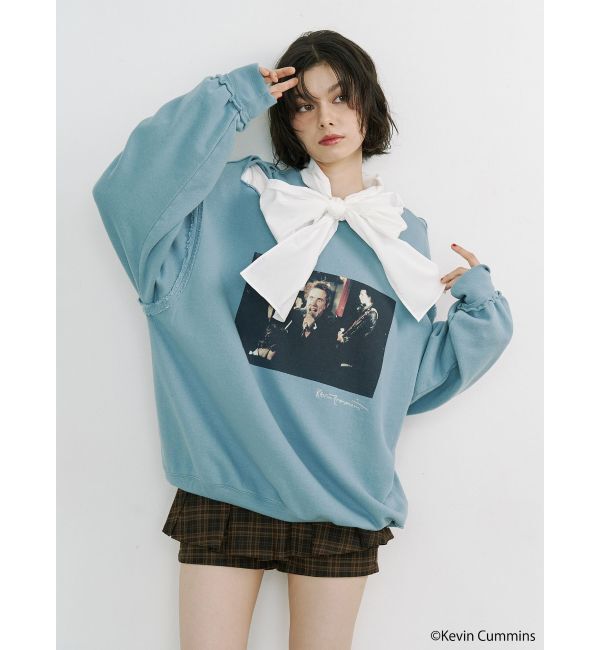 jouetie「【KevinCummins&times;jouetie】フォトダメージプルオーバー」|パーカー|