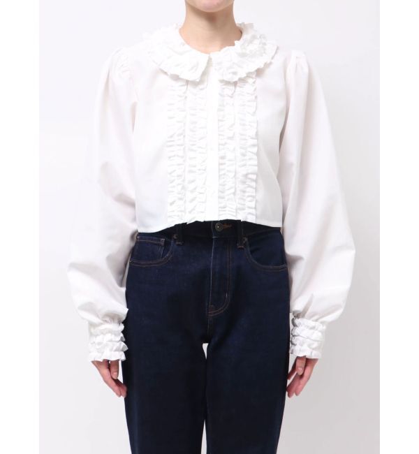 jouetie「フリルカラーショートブラウス」|シャツ・ブラウス|