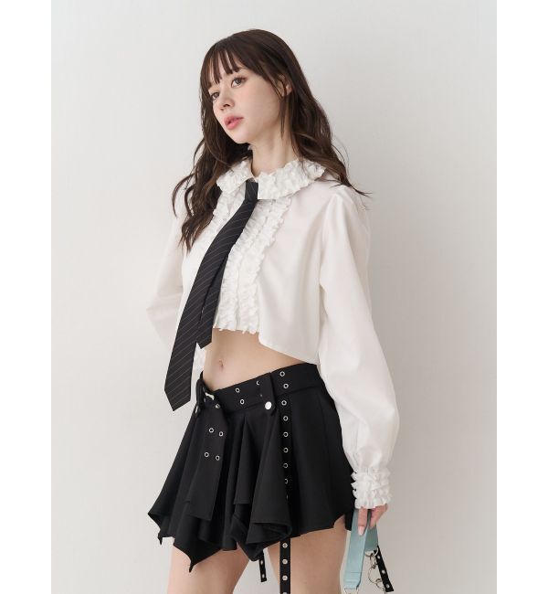 jouetie「フリルカラーショートブラウス」|シャツ・ブラウス|