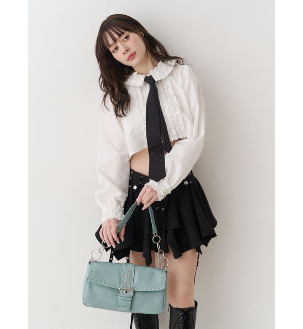 jouetie「フリルカラーショートブラウス」|シャツ・ブラウス|