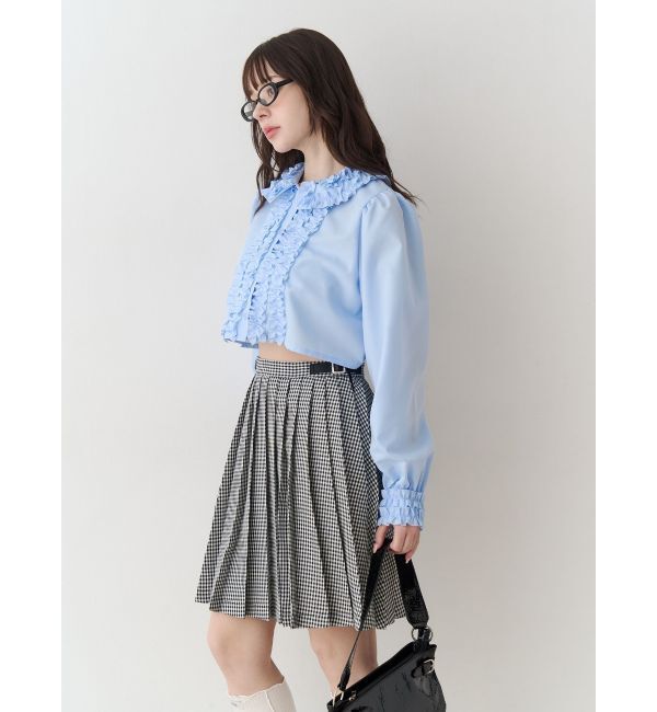 jouetie「フリルカラーショートブラウス」|シャツ・ブラウス|