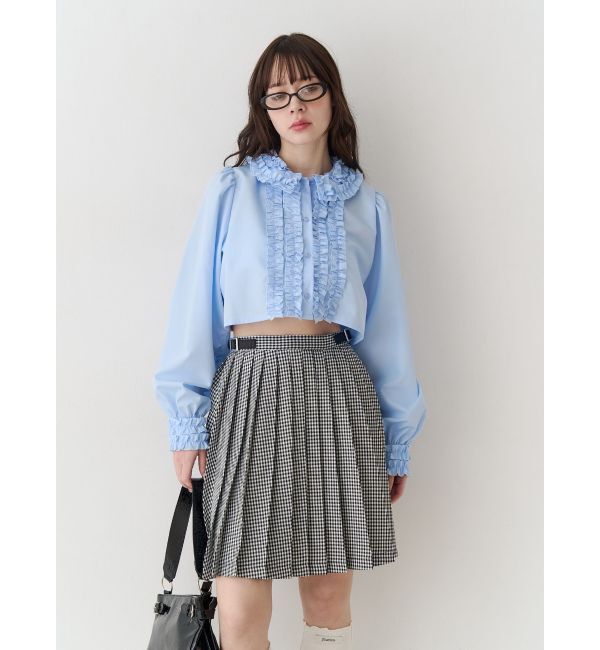 jouetie「フリルカラーショートブラウス」|シャツ・ブラウス|