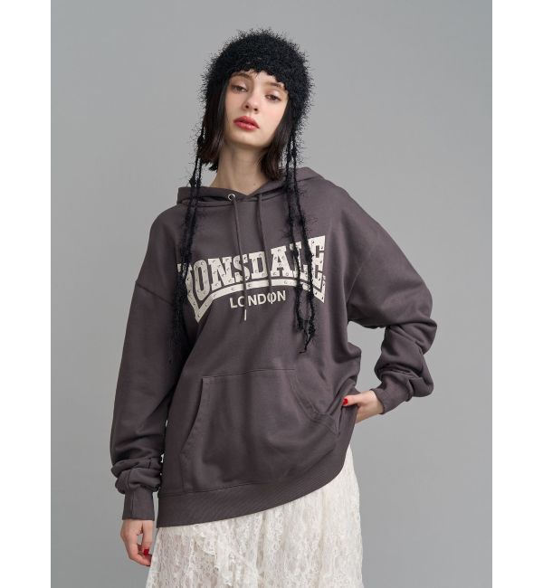 jouetie「【LONSDALE&times;jouetie】スタッズBIGフーディー」|その他|ブラック