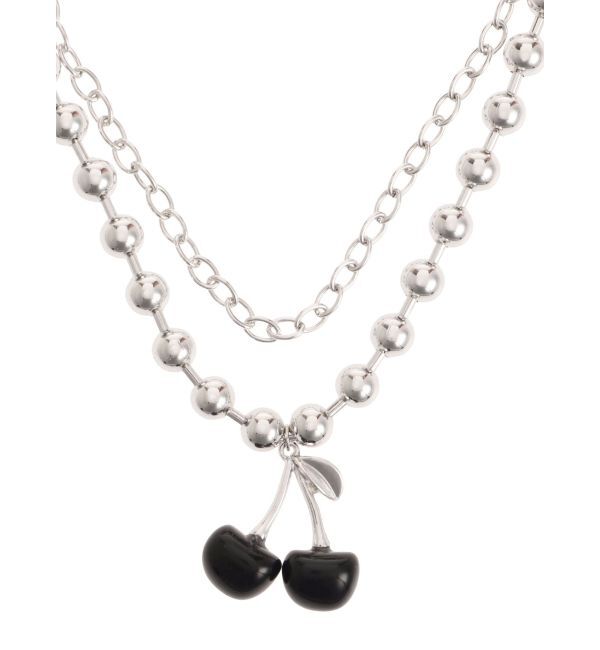 jouetie「チェリーレイヤードネックレス」|ネックレス|