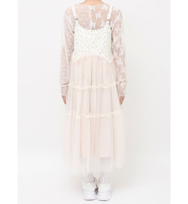 merry jenny「petit flowerチュールキャミワンピース」|ワンピース|