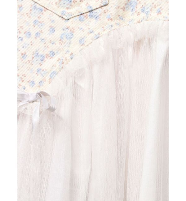 merry jenny「petit flowerチュールキャミワンピース」|ワンピース|