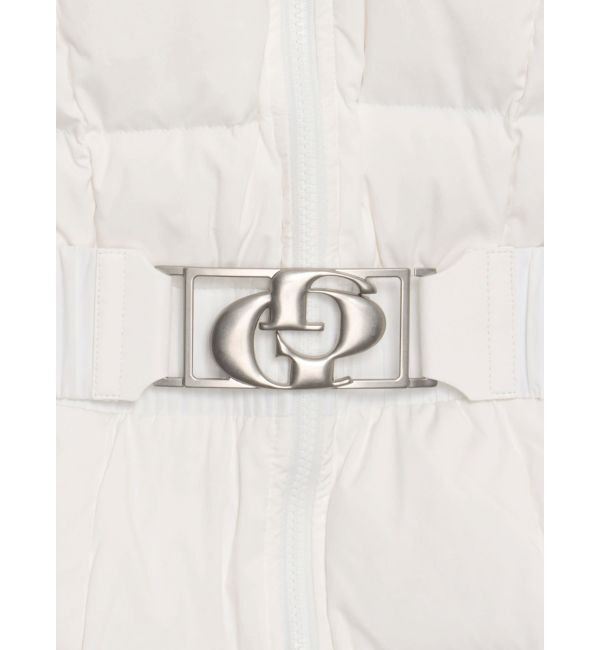 GYDA「【TINY】GDベルト付きロングダウンコート」|ダウン|