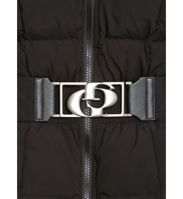 GYDA「【TINY】GDベルト付きロングダウンコート」|ダウン|