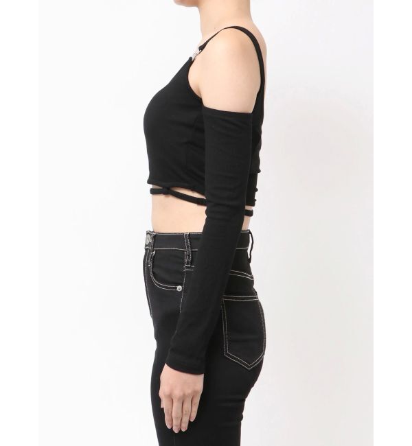 GYDA「SymmetryGYDAウエストバインダートップス」|Tシャツ・カットソー|