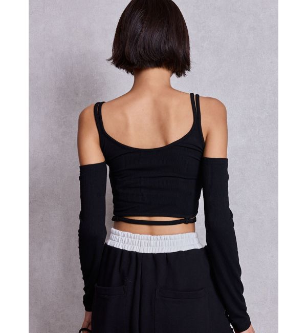 GYDA「SymmetryGYDAウエストバインダートップス」|Tシャツ・カットソー|