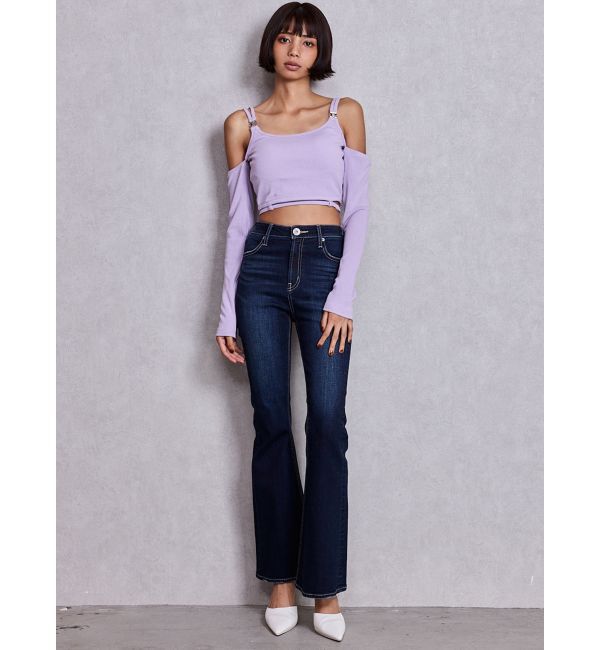 GYDA「SymmetryGYDAウエストバインダートップス」|Tシャツ・カットソー|