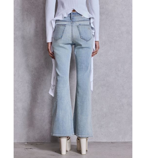 GYDA「ハイウエストBASICフレアデニムパンツ」|デニム|