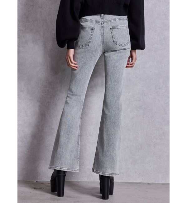 GYDA「ハイウエストBASICフレアデニムパンツ」|デニム|