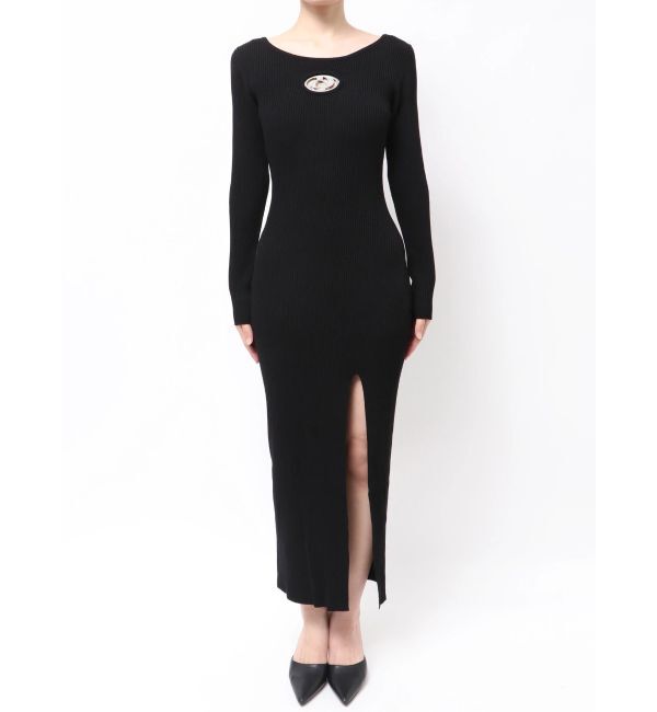 GYDA「GD bijou MOLD LONGニットワンピース」|ワンピース|